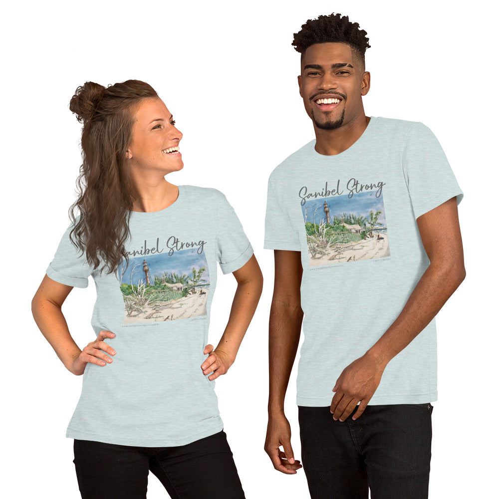 Sanibel Lighthouse and Driftwood Shirt