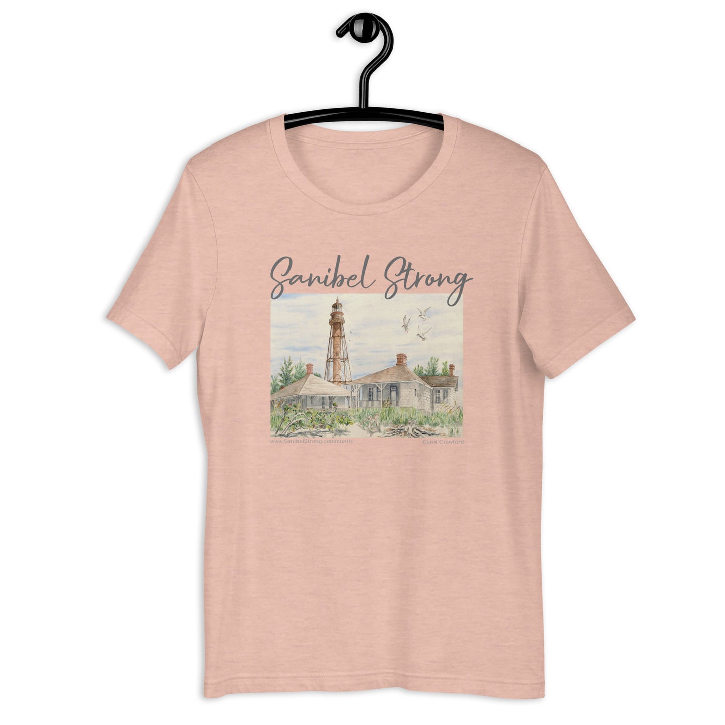 Sanibel Strong Lighthouse Unisex Shirt (light colors)