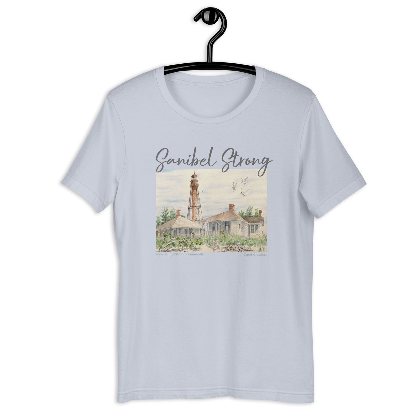 Sanibel Strong Lighthouse Unisex Shirt (light colors)