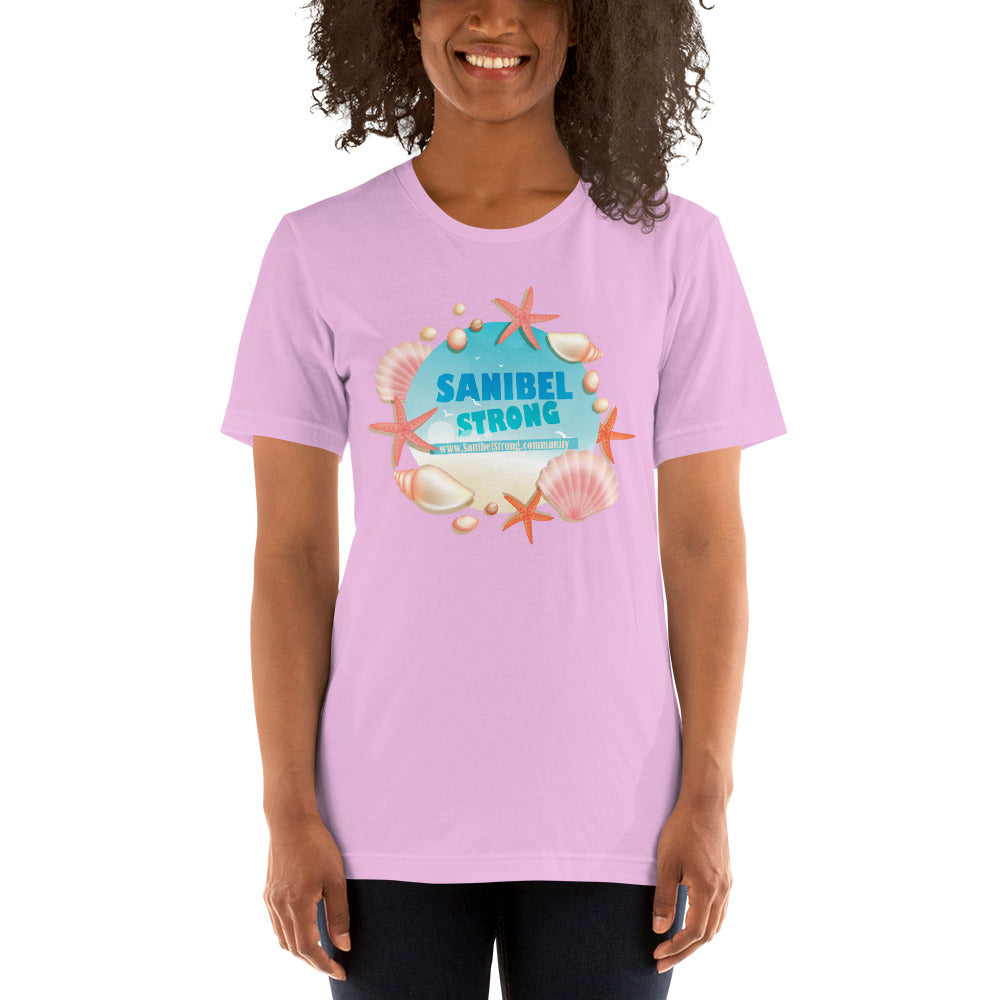 Sanibel Strong Starfish & Shells - Unisex T-shirt