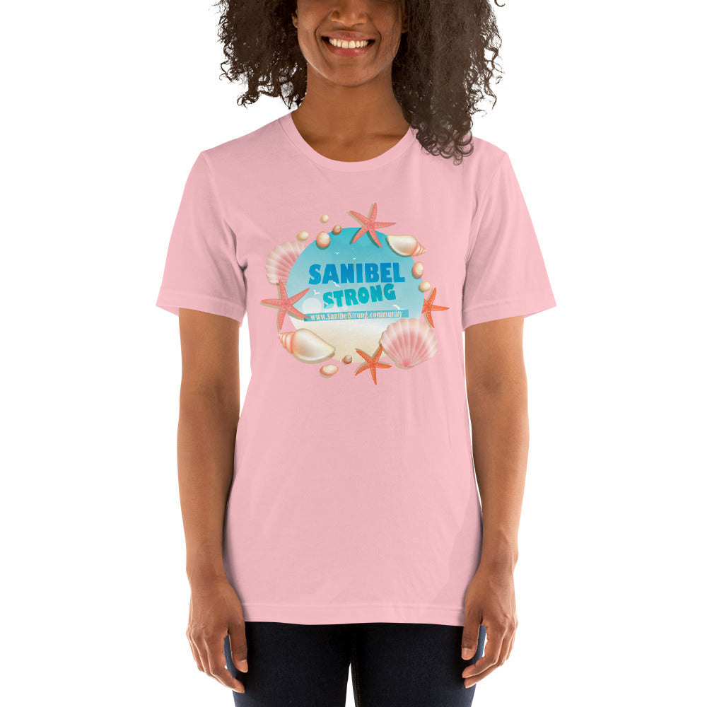 Sanibel Strong Starfish & Shells - Unisex T-shirt