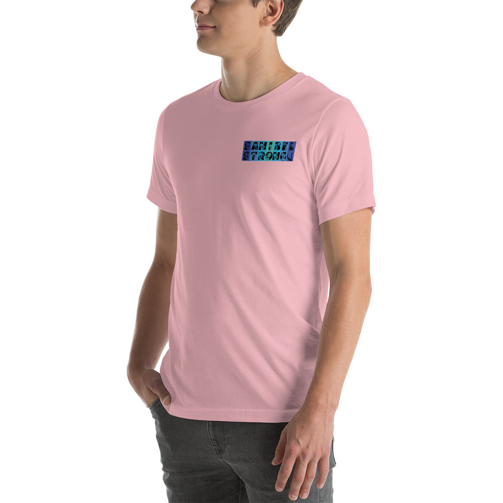 Sanibel Strong Shirt - Palm Tree Lettering (2 sided design)