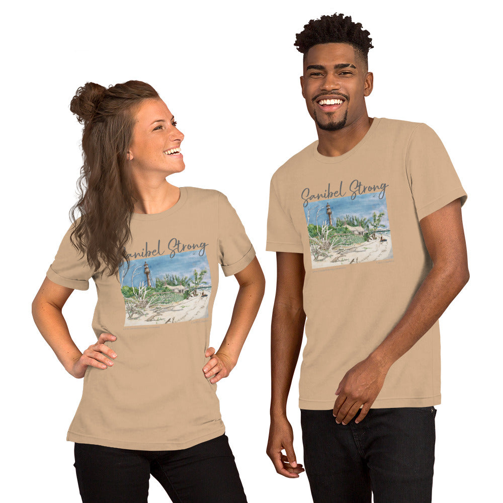 Sanibel Lighthouse and Driftwood Shirt