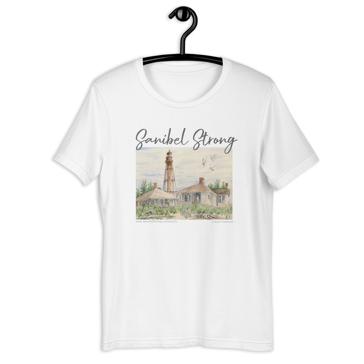 Sanibel Strong Lighthouse Unisex Shirt (light colors)