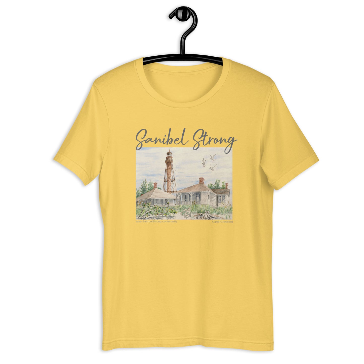 Sanibel Strong Lighthouse Unisex Shirt (light colors)