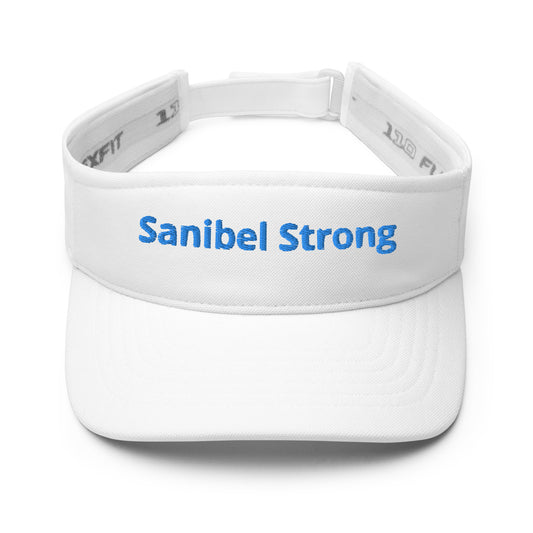 Sanibel Strong Visor - Blue Embroidery