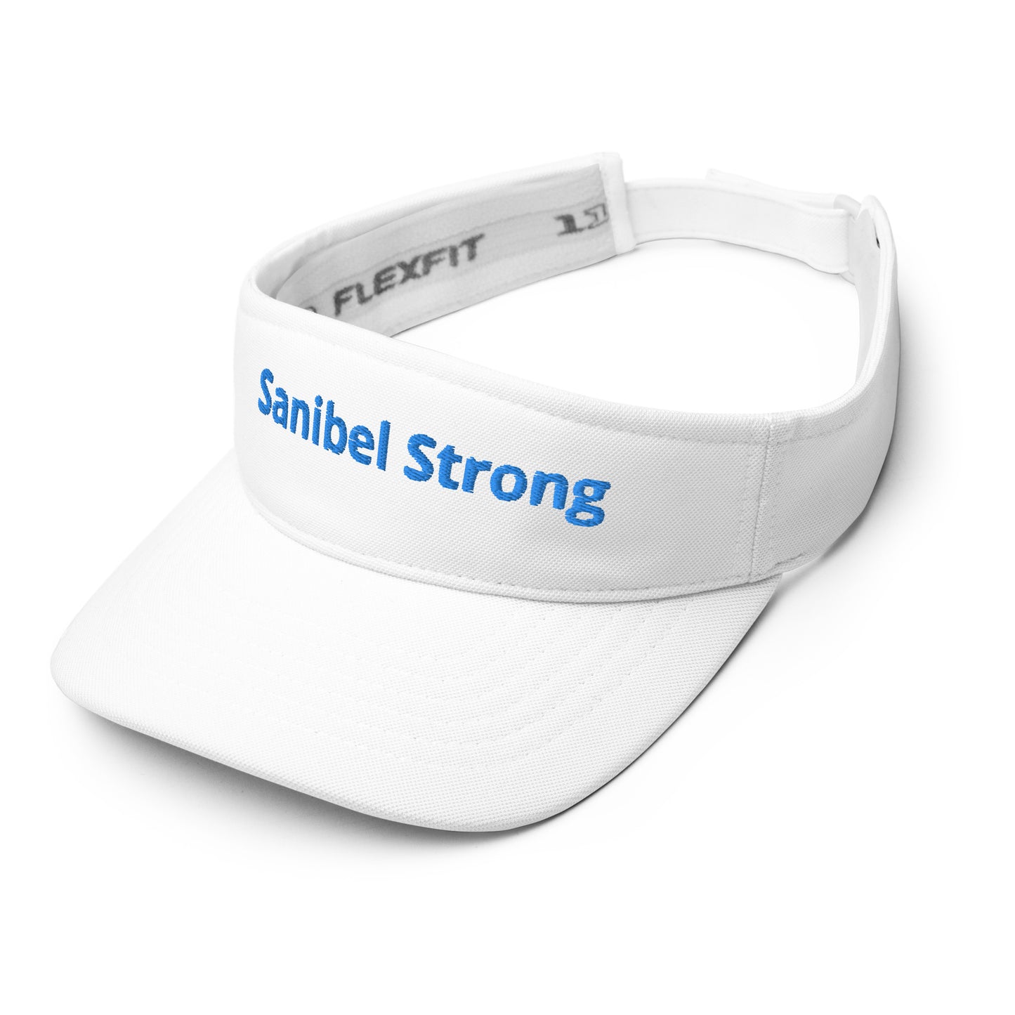 Sanibel Strong Visor - Blue Embroidery