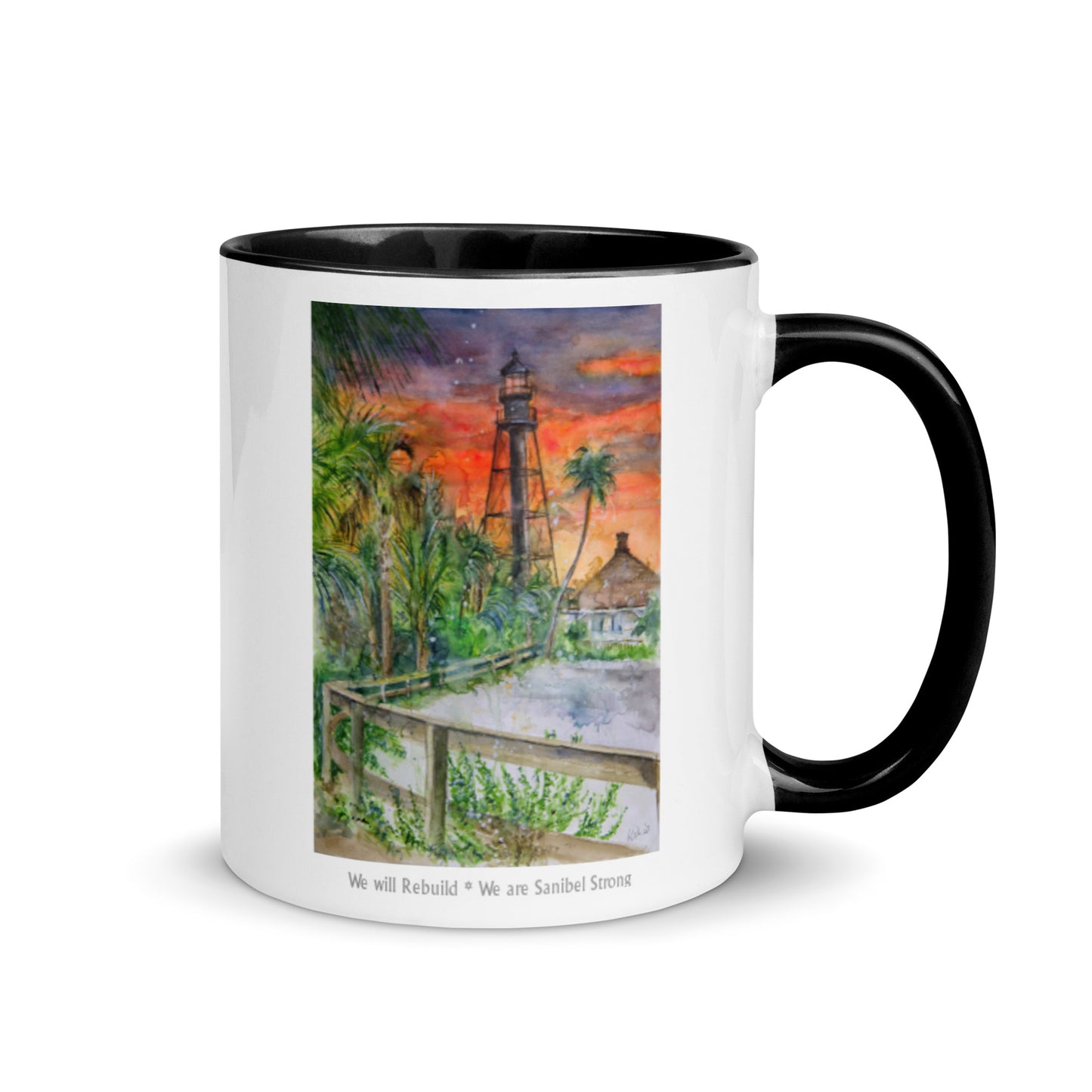 Sanibel Lighthouse Scott Kish Watercolor Mug
