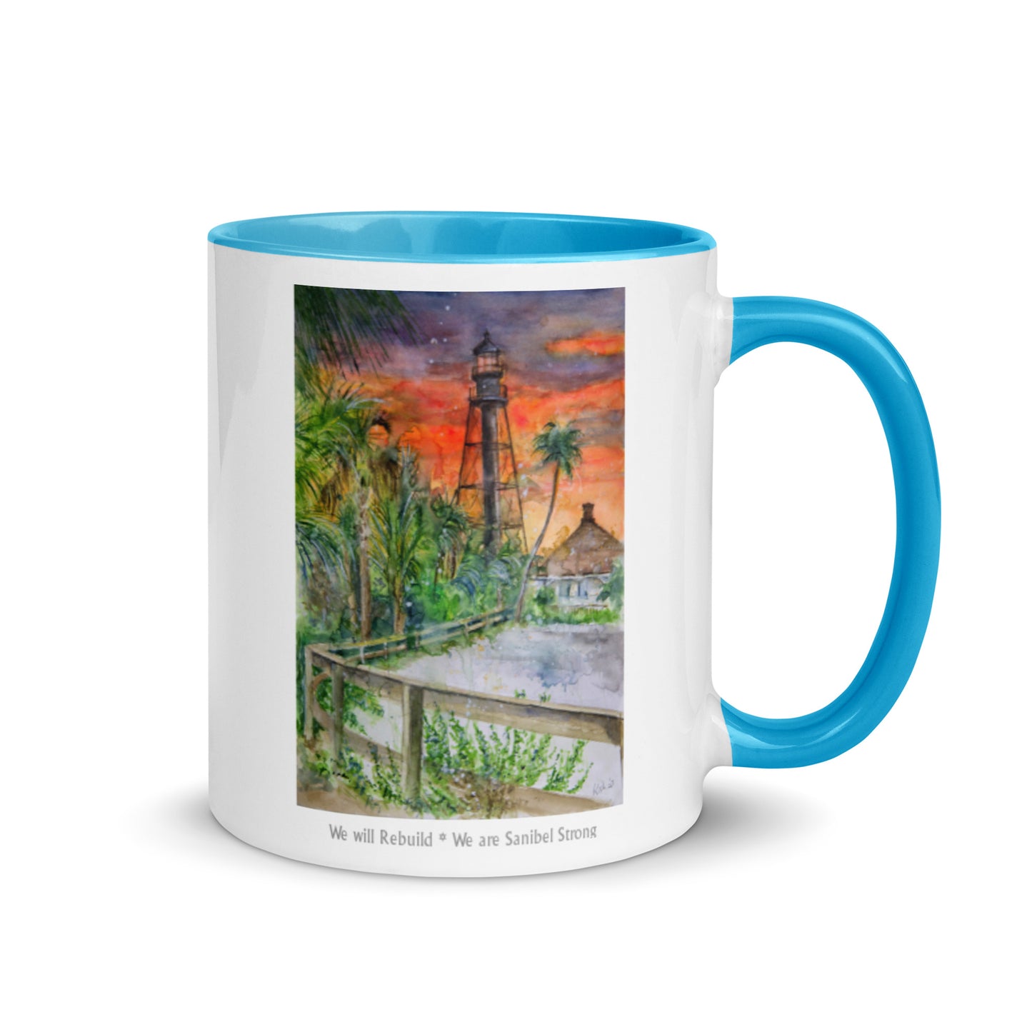 Sanibel Lighthouse Scott Kish Watercolor Mug