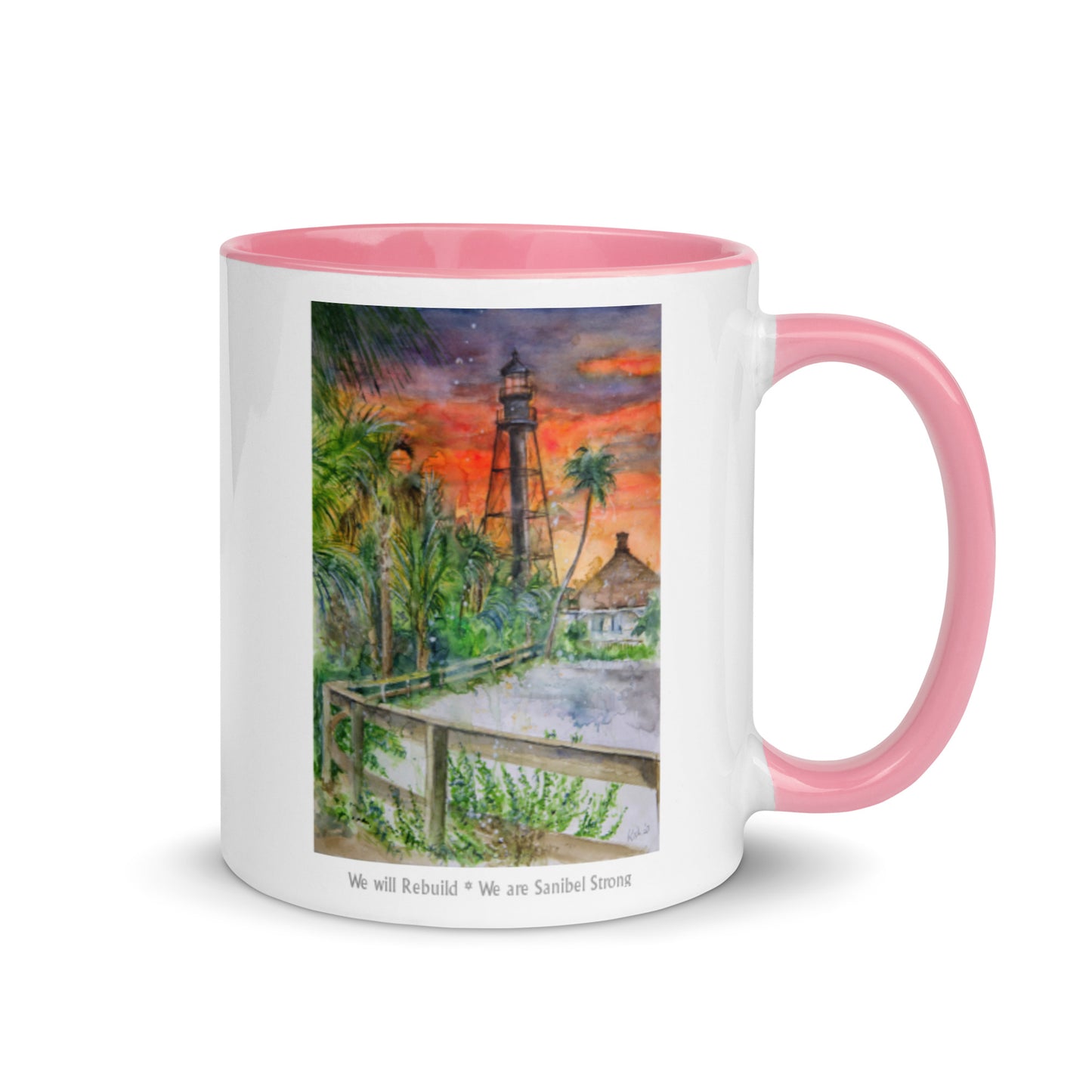 Sanibel Lighthouse Scott Kish Watercolor Mug
