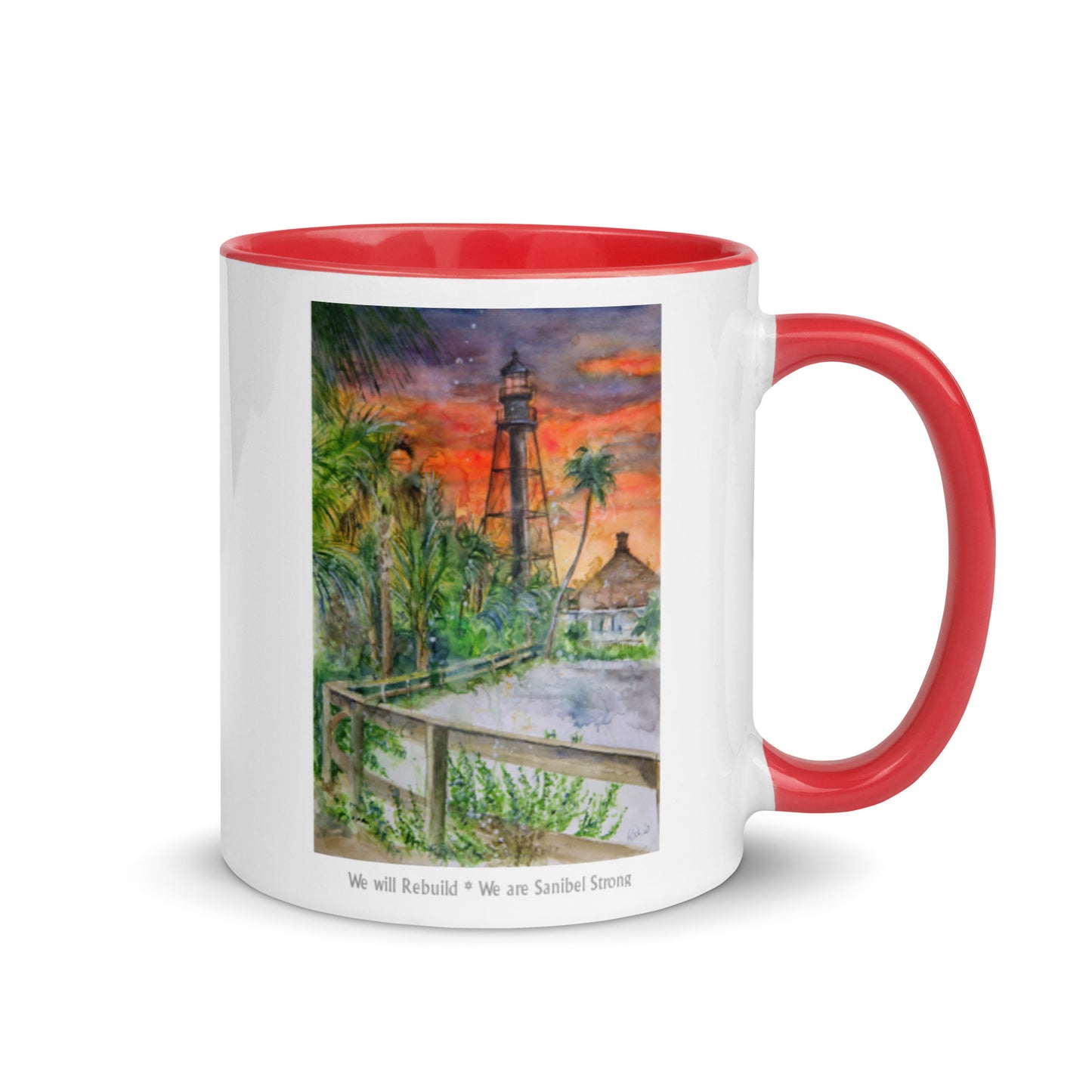 Sanibel Lighthouse Scott Kish Watercolor Mug