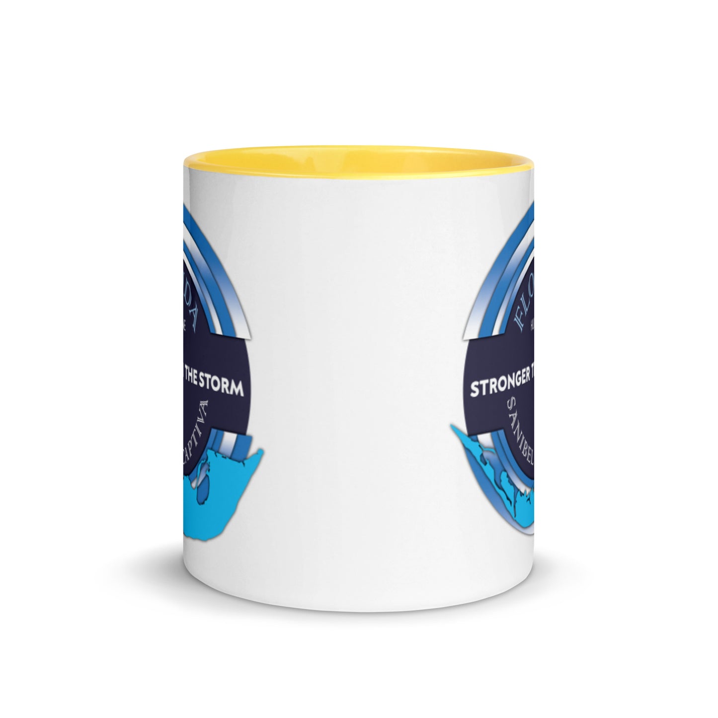 Sanibel Captiva Stronger Than The Storm Mug - Blue Design