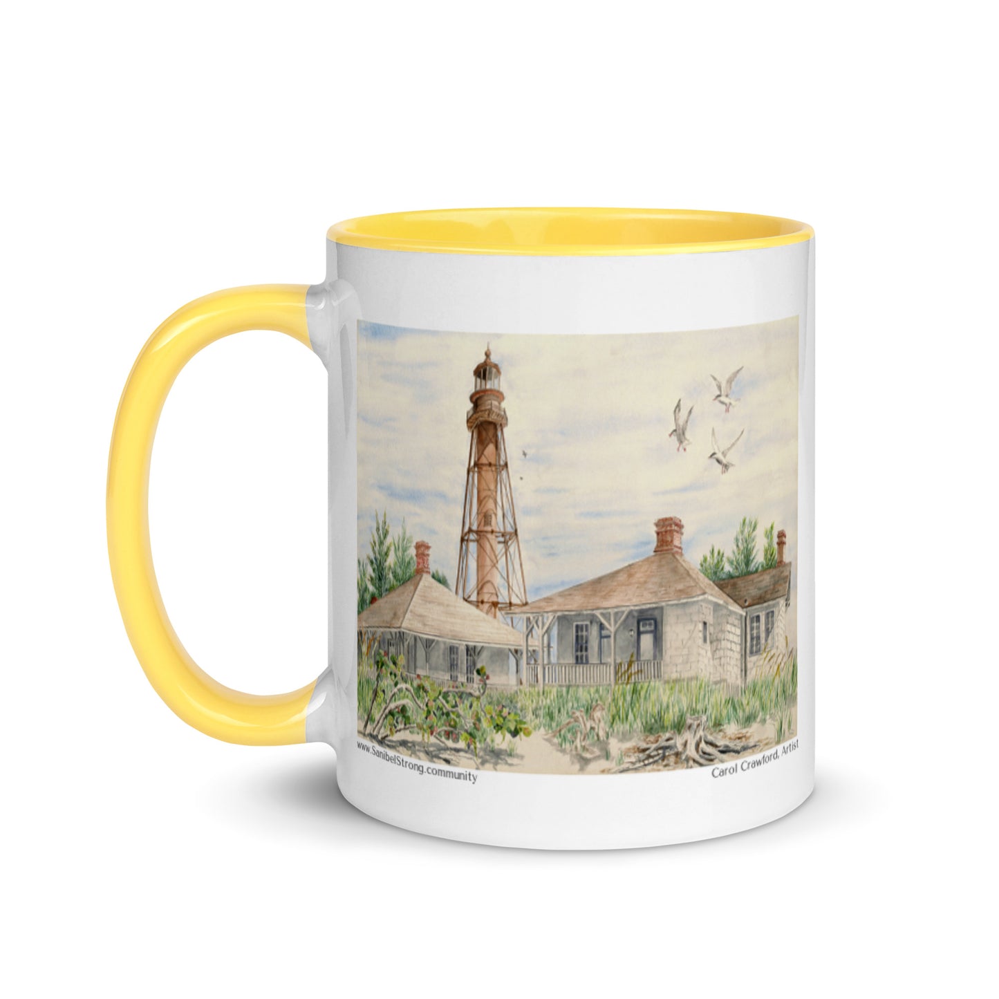 Sanibel Lighthouse Watercolor Mug