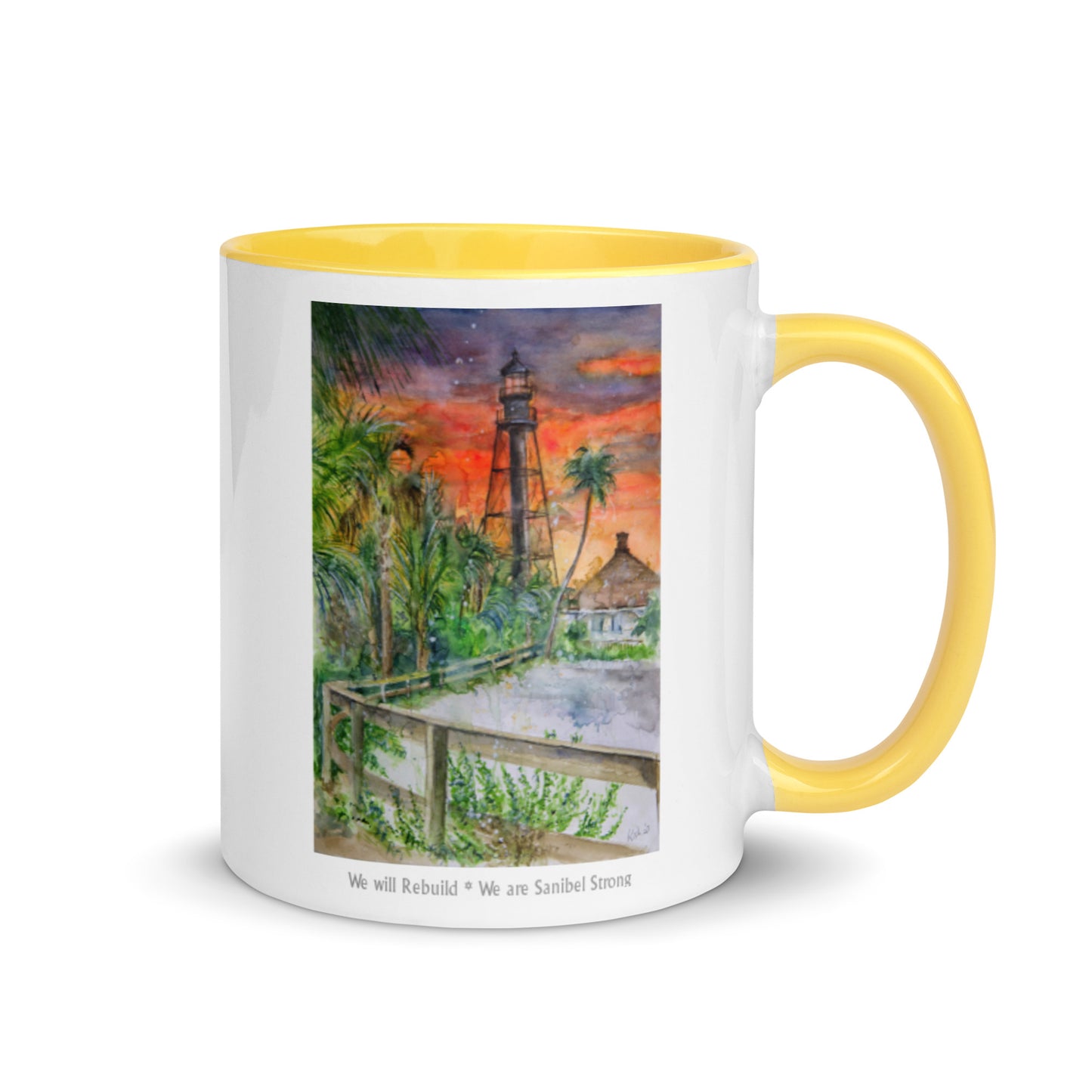 Sanibel Lighthouse Scott Kish Watercolor Mug