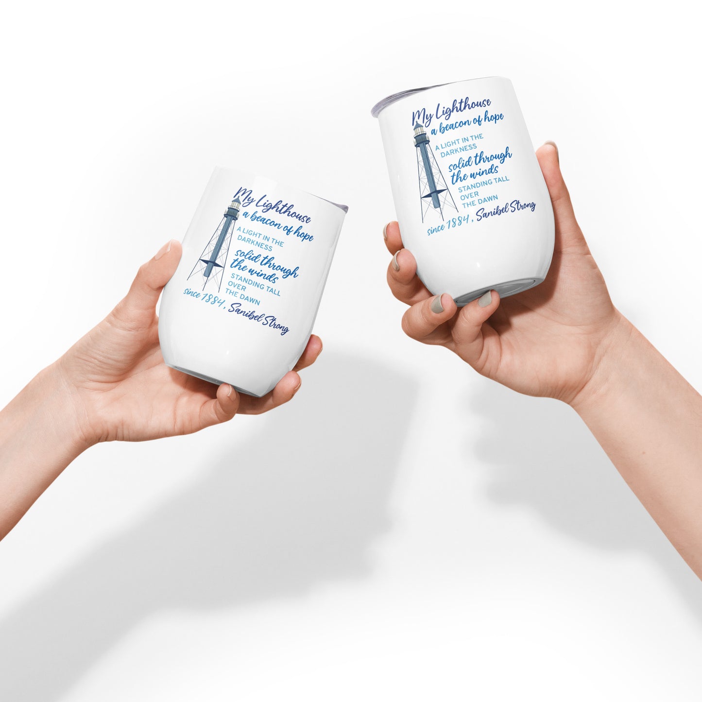 My Lighthouse Poem - Wine Tumbler