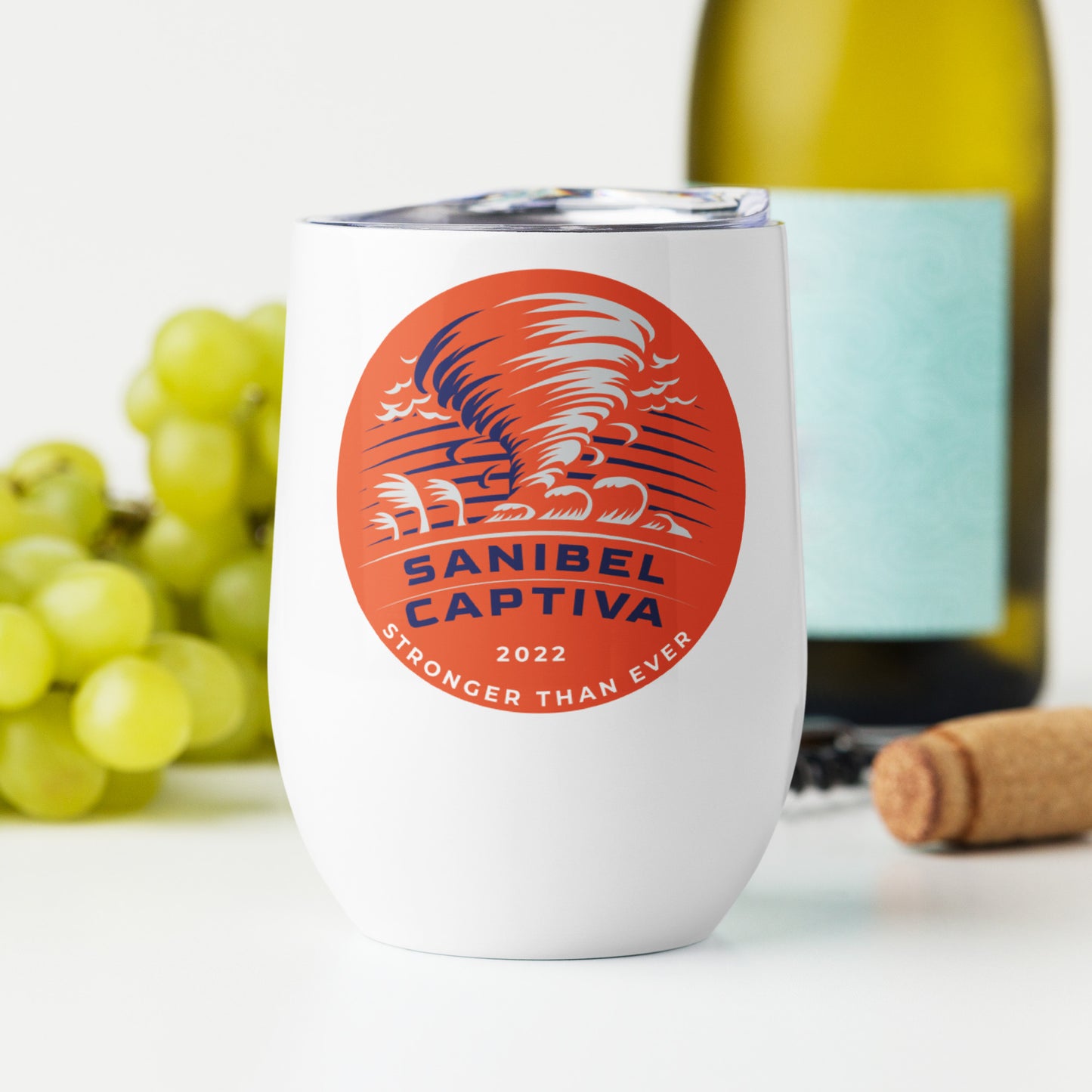 SanCap Stronger Than Ever Wine Tumbler