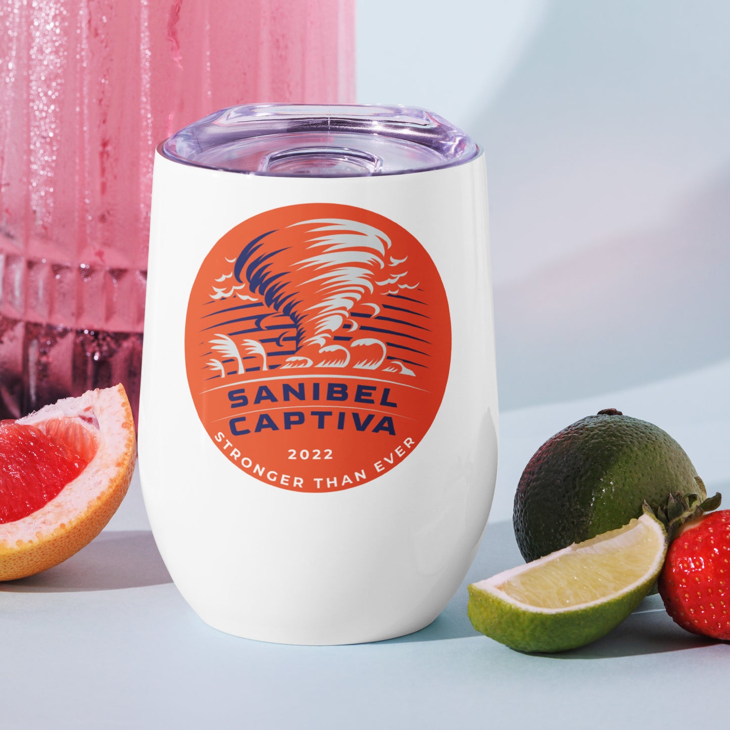 SanCap Stronger Than Ever Wine Tumbler