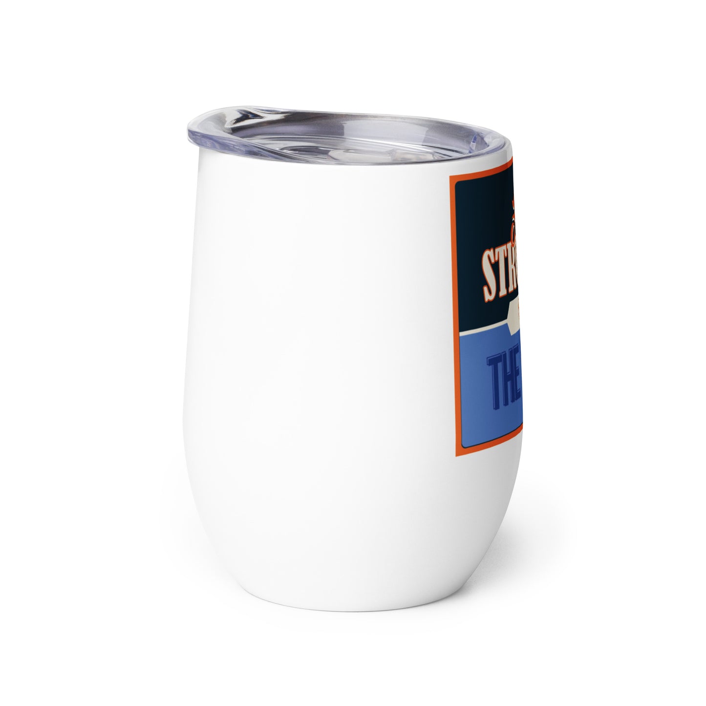 Florida Stronger Than The Storm Wine Tumbler