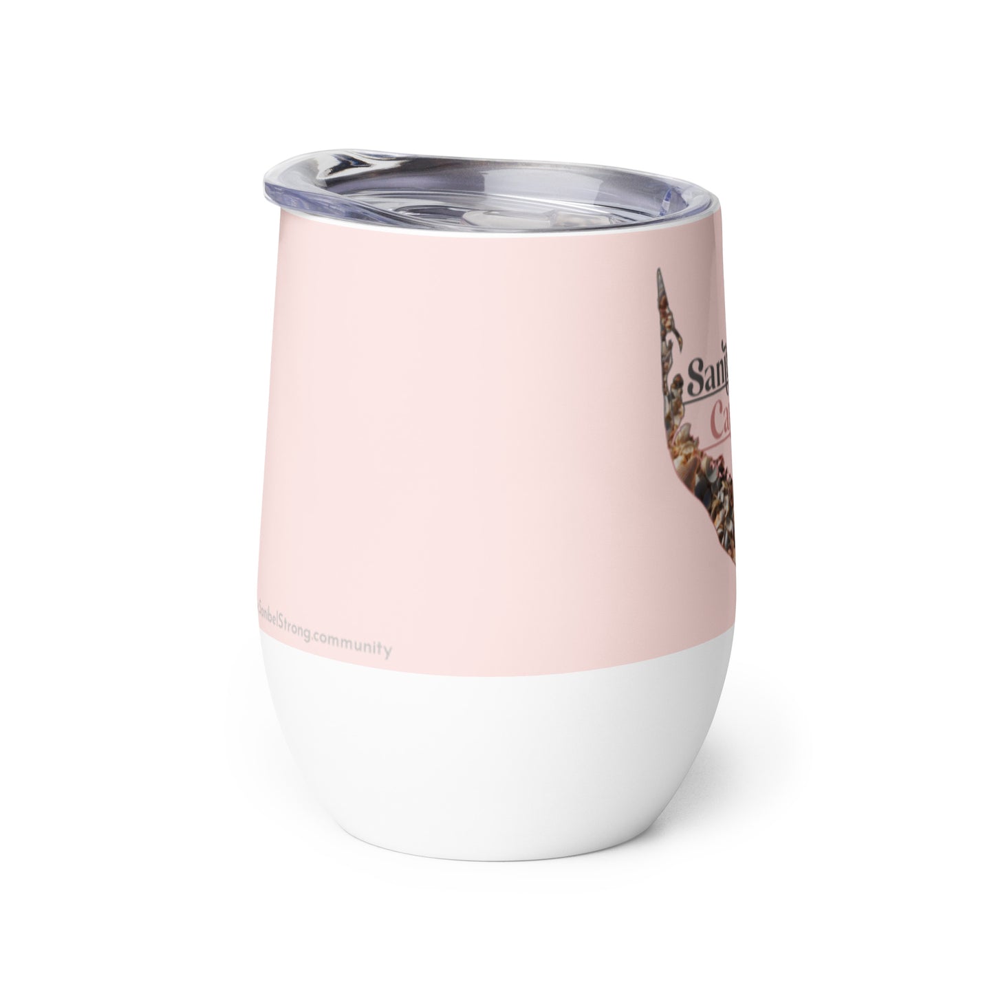 Sanibel Captiva Strong Pink Wine Tumbler