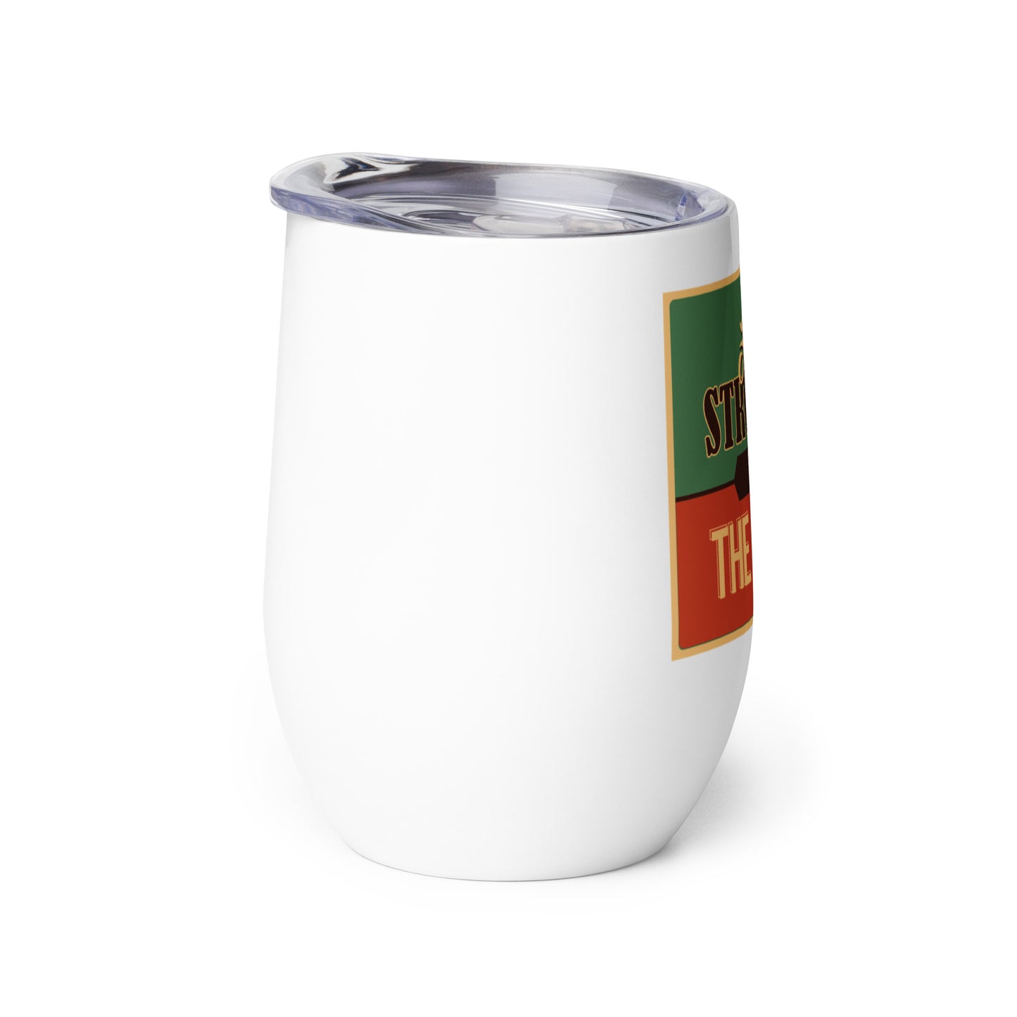 Florida Stronger Than The Storm Retro Wine Tumbler