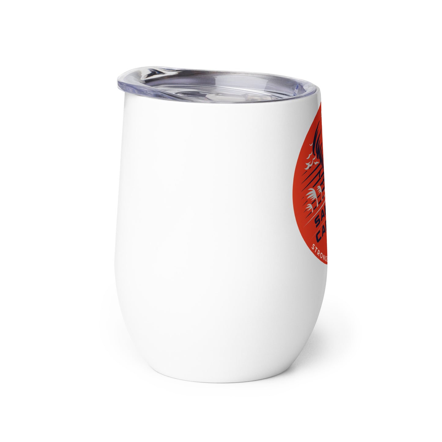 SanCap Stronger Than Ever Wine Tumbler