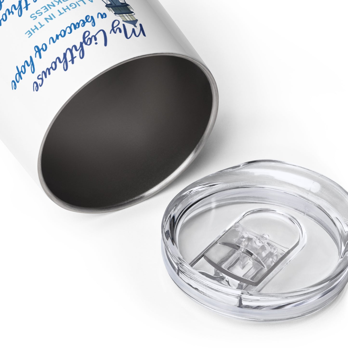 My Lighthouse Poem - Wine Tumbler