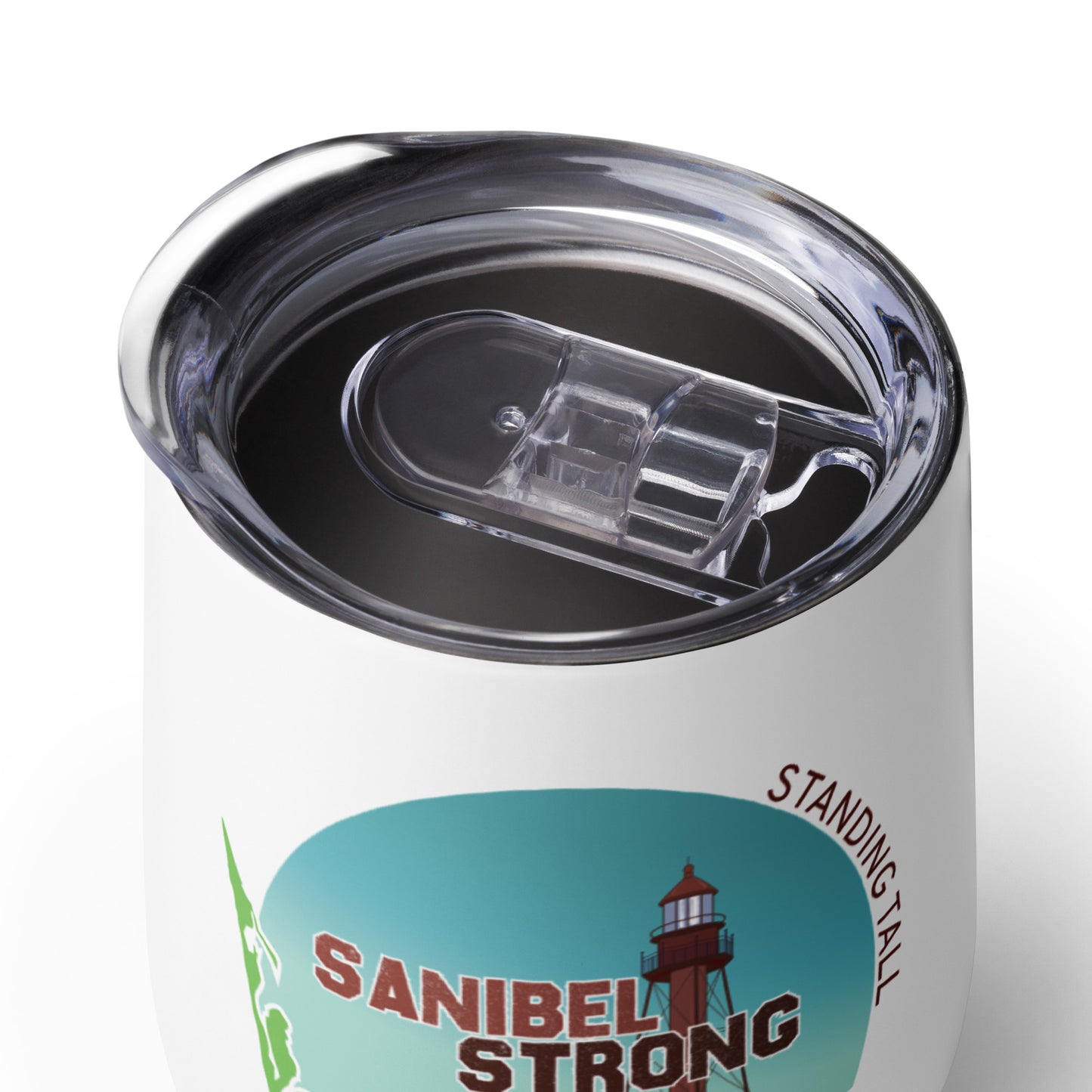 Sanibel Strong Standing Tall Wine tumbler