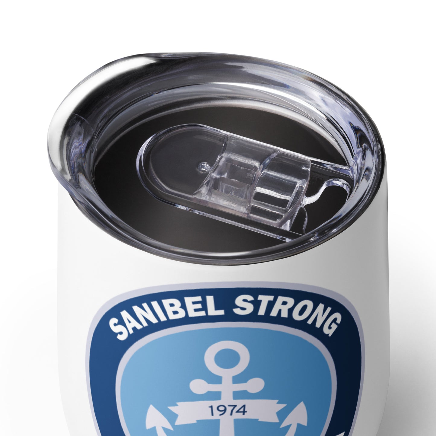 Sanibel Strong - Anchor - Wine Tumbler