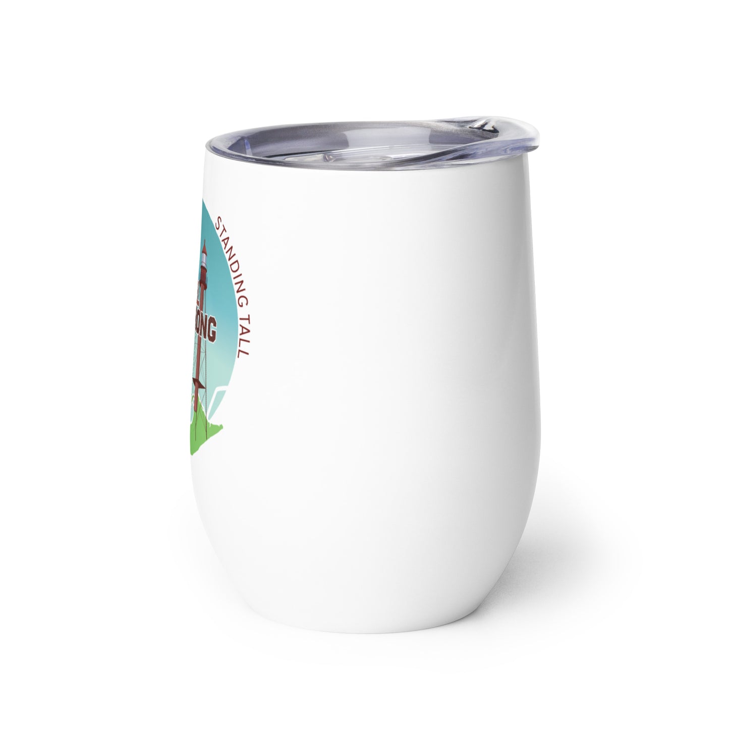 Sanibel Strong Standing Tall Wine tumbler