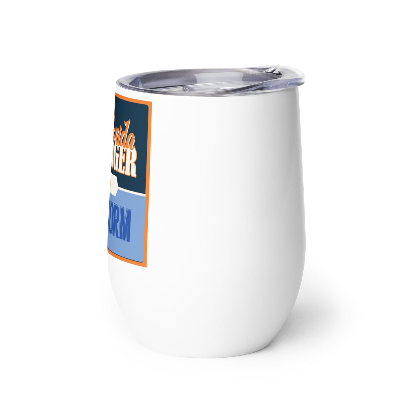 Florida Stronger Than The Storm Wine Tumbler