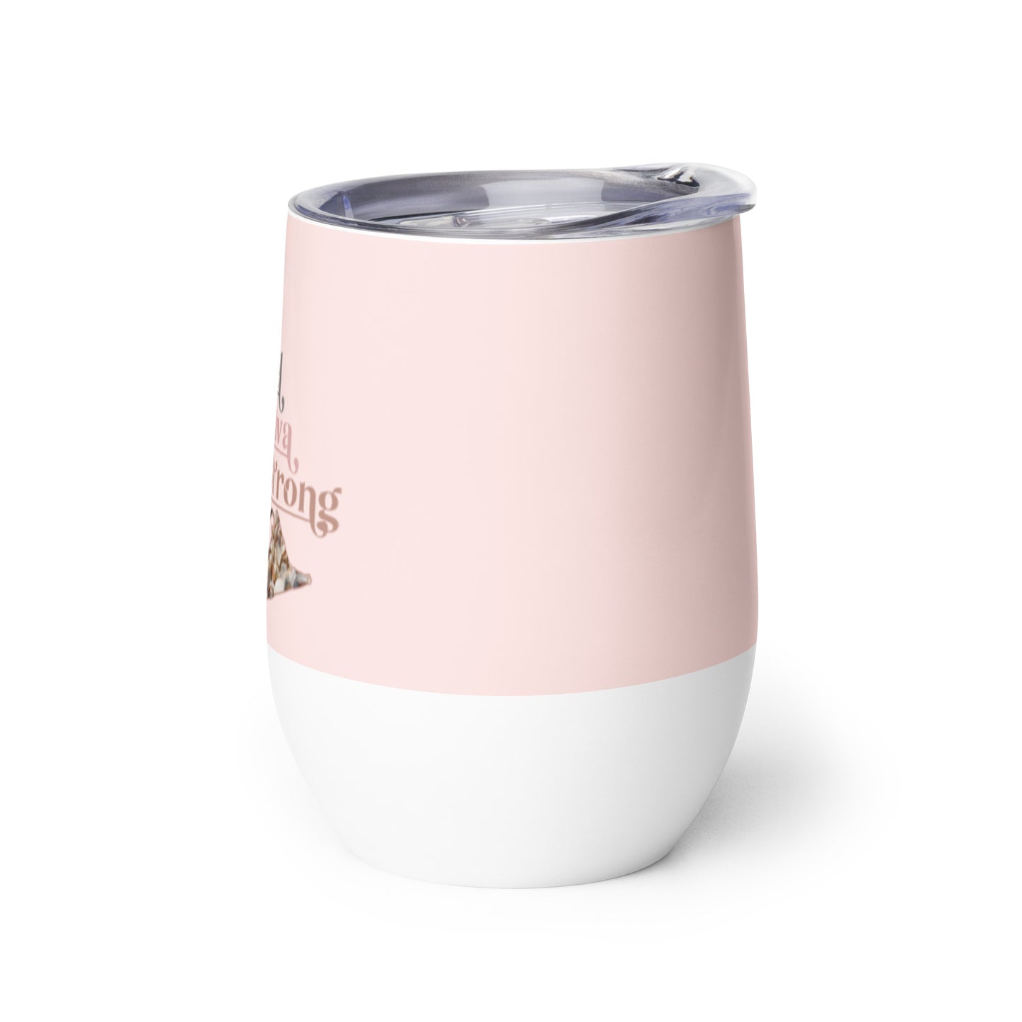Sanibel Captiva Strong Pink Wine Tumbler