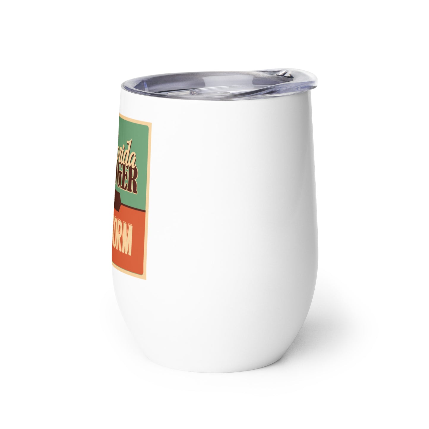 Florida Stronger Than The Storm Retro Wine Tumbler
