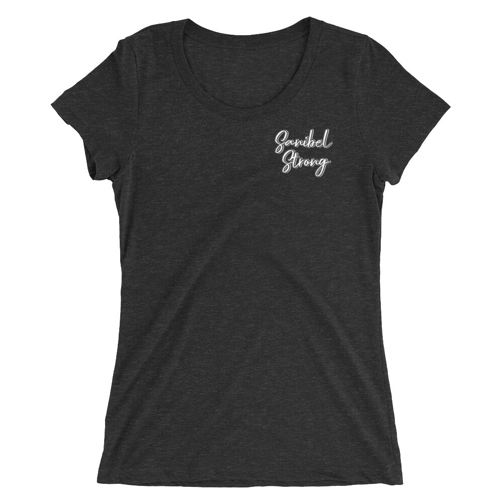 Sanibel Strong Watercolor Ladies' Scoop Neck Shirt