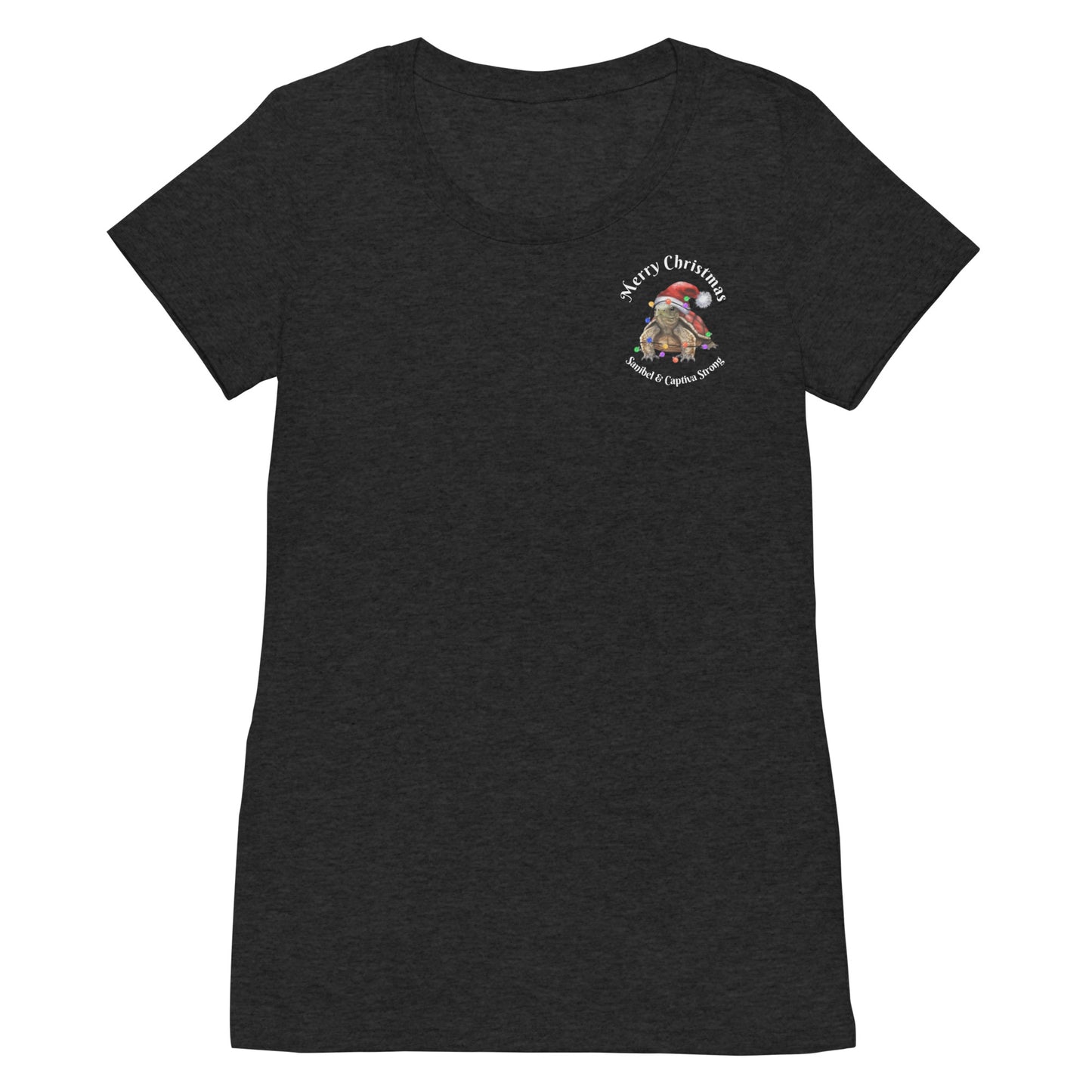 Sanibel Captiva Christmas Ladies' Scoop Neck Shirt (small design)