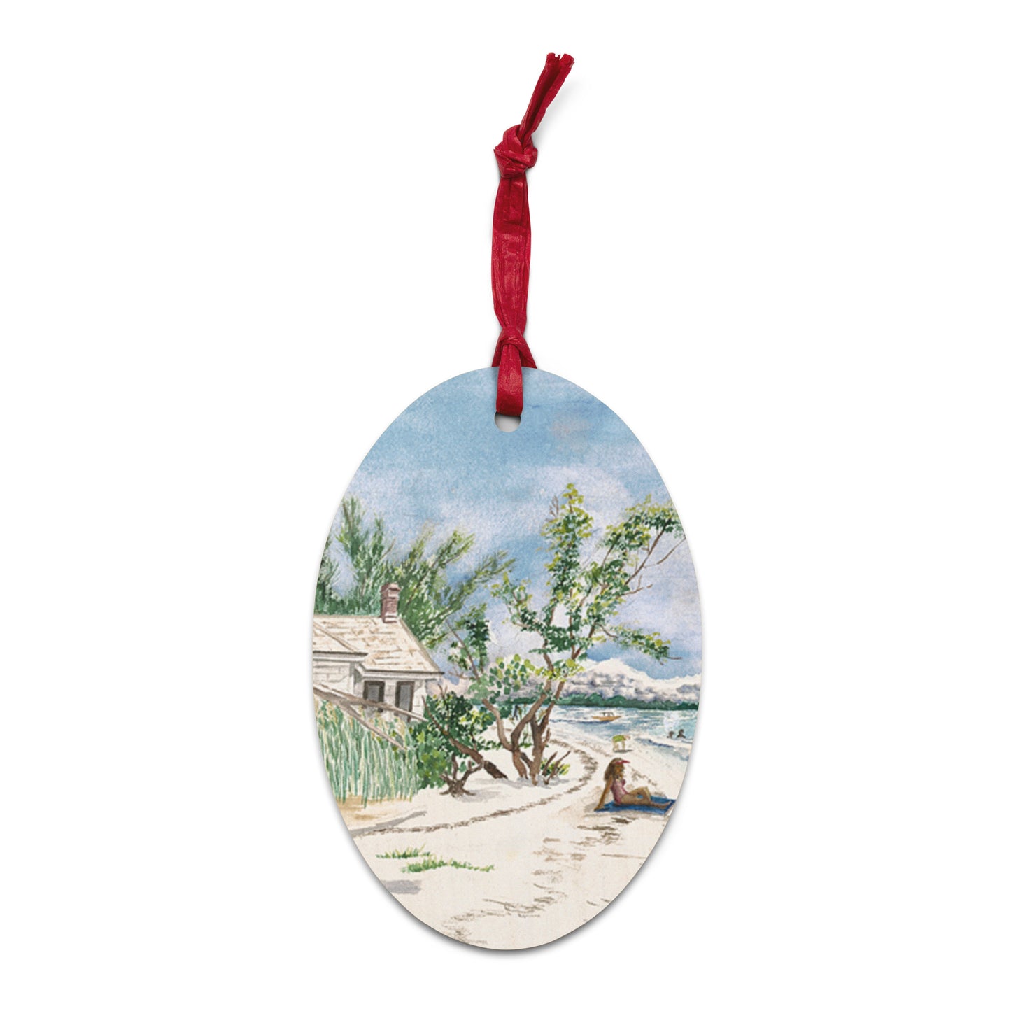 Sanibel Christmas Ornaments (all 6 shapes have Sanibel Lighthouse on front!)