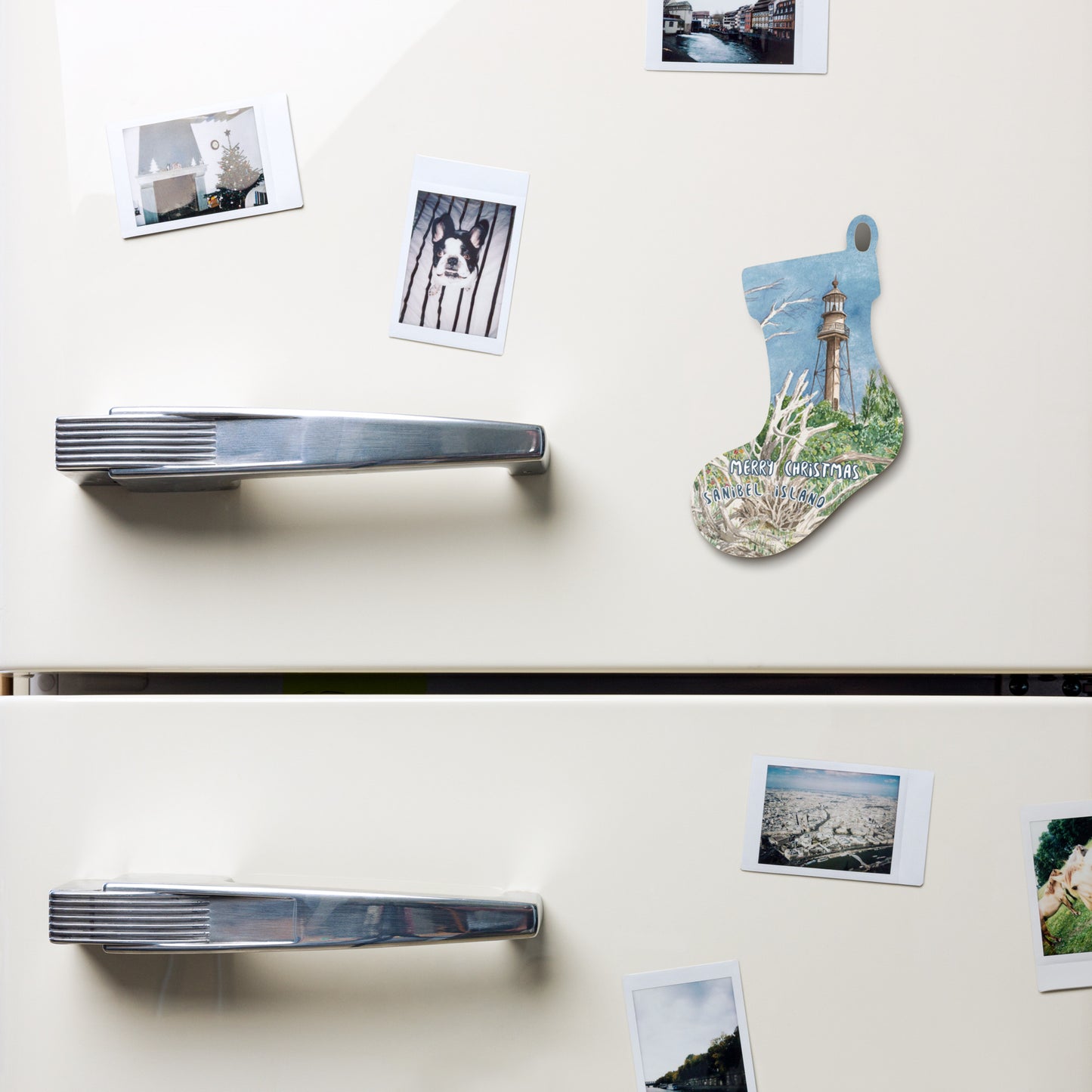 Sanibel Christmas Ornaments (all 6 shapes have Sanibel Lighthouse on front!)