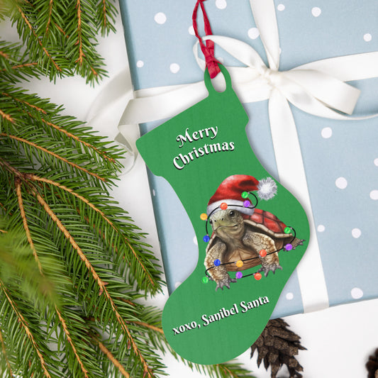 Wooden Ornaments or Sanibel Santa Tags