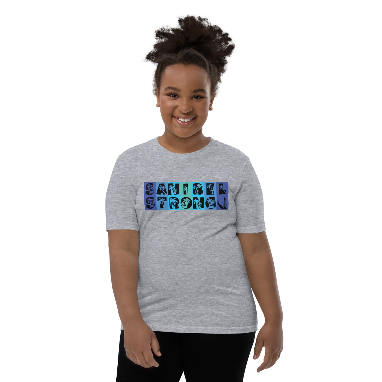 Sanibel Strong Youth Shirt - Blue Design