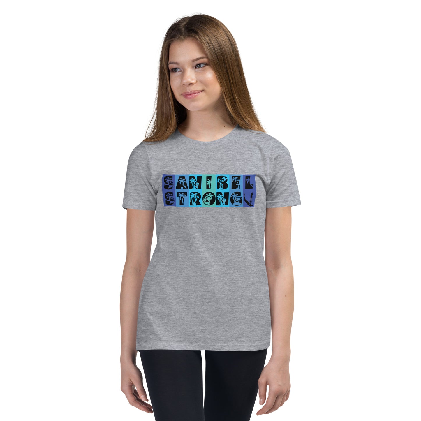 Sanibel Strong Youth Shirt - Blue Design
