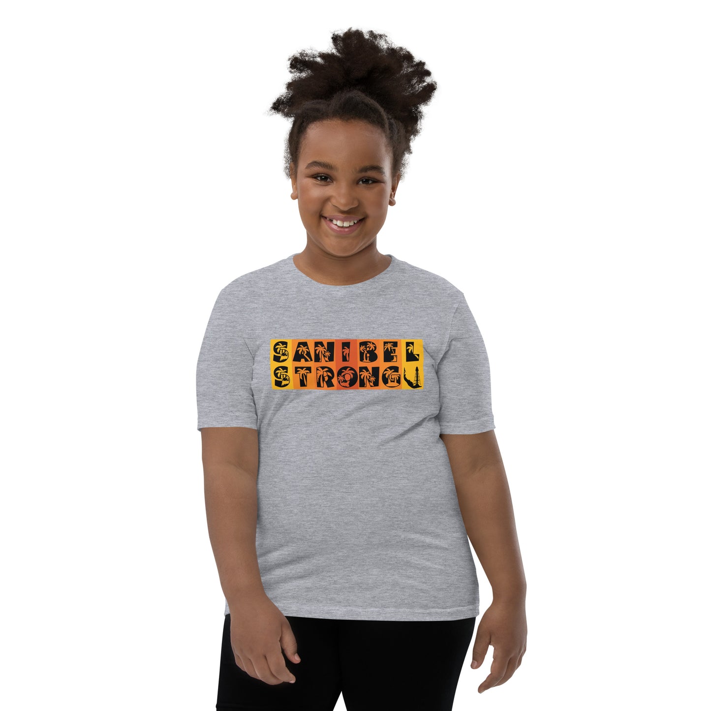 Sanibel Strong Youth Shirt - Orange Design