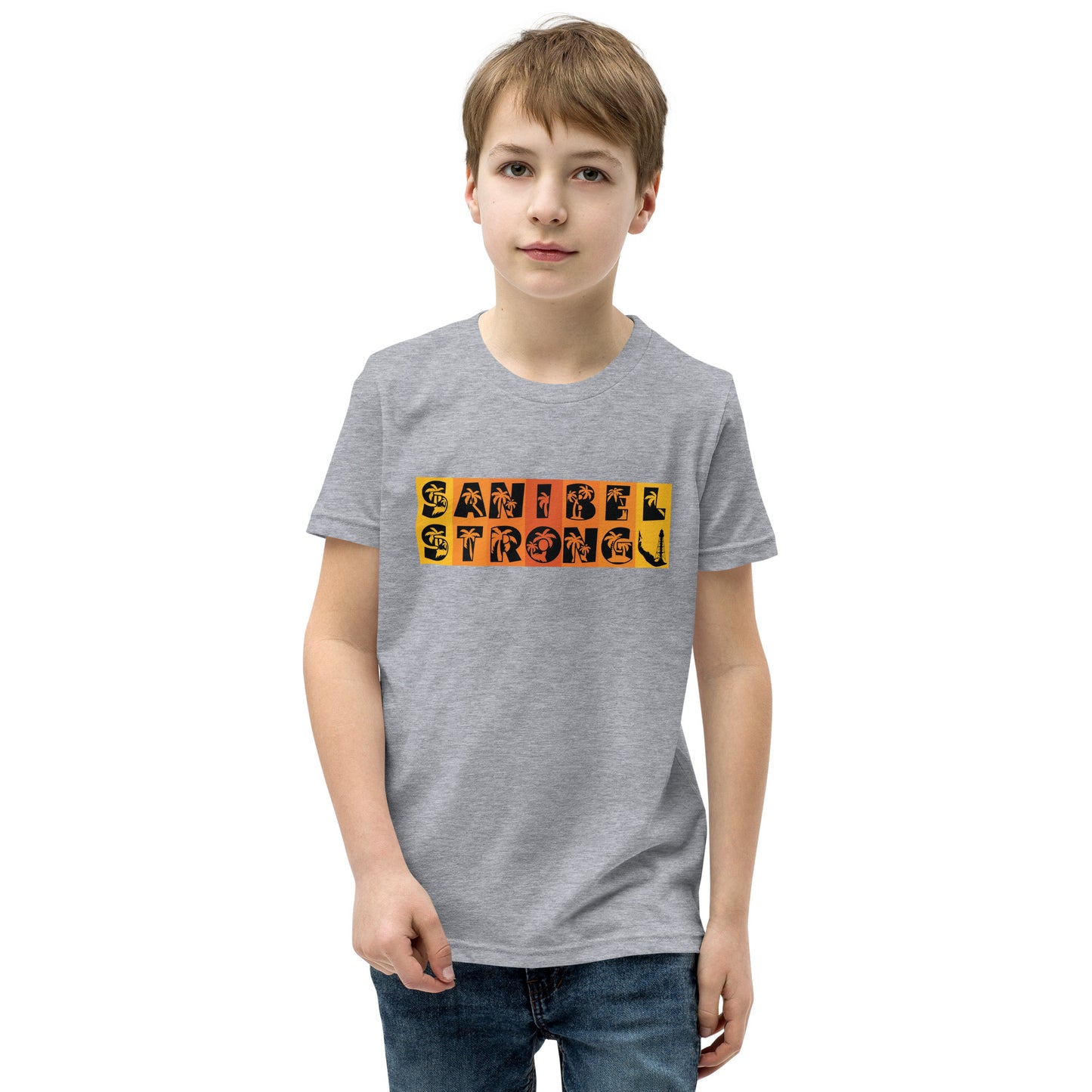 Sanibel Strong Youth Shirt - Orange Design