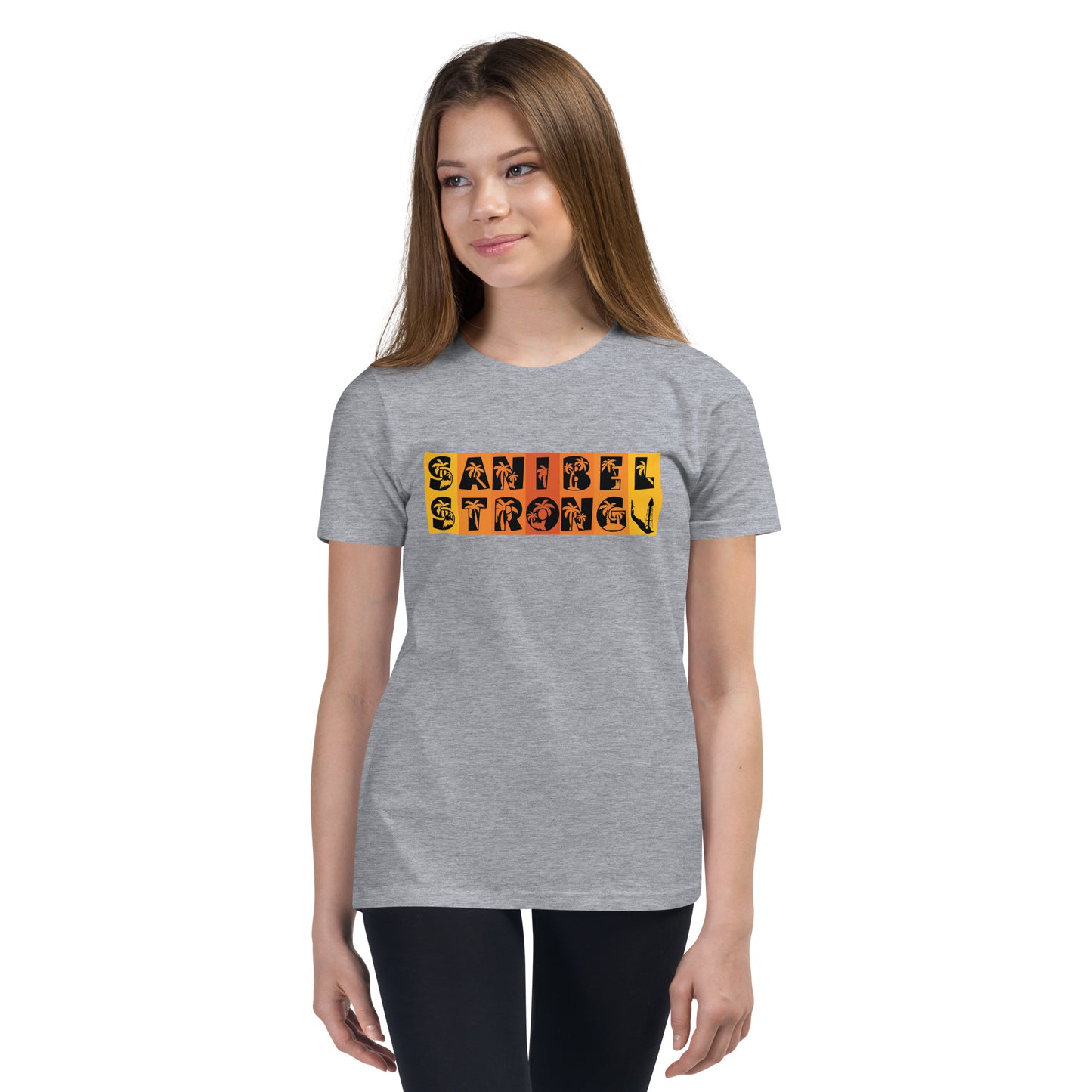 Sanibel Strong Youth Shirt - Orange Design