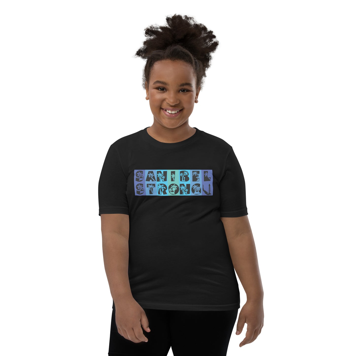 Sanibel Strong Youth Shirt - Blue Design