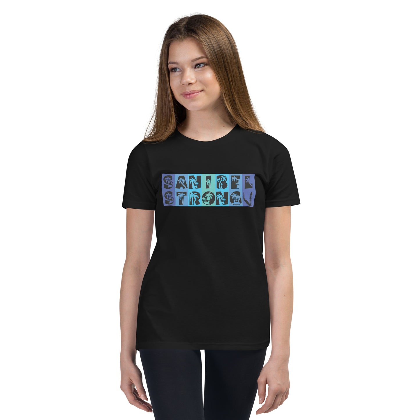 Sanibel Strong Youth Shirt - Blue Design