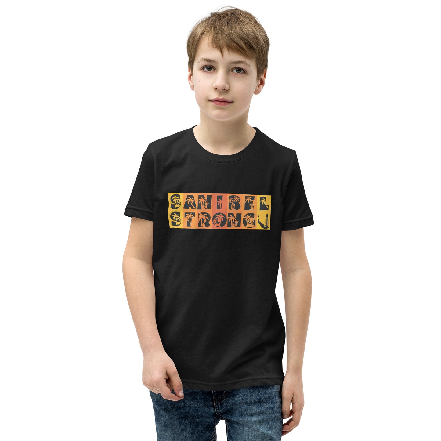 Sanibel Strong Youth Shirt - Orange Design