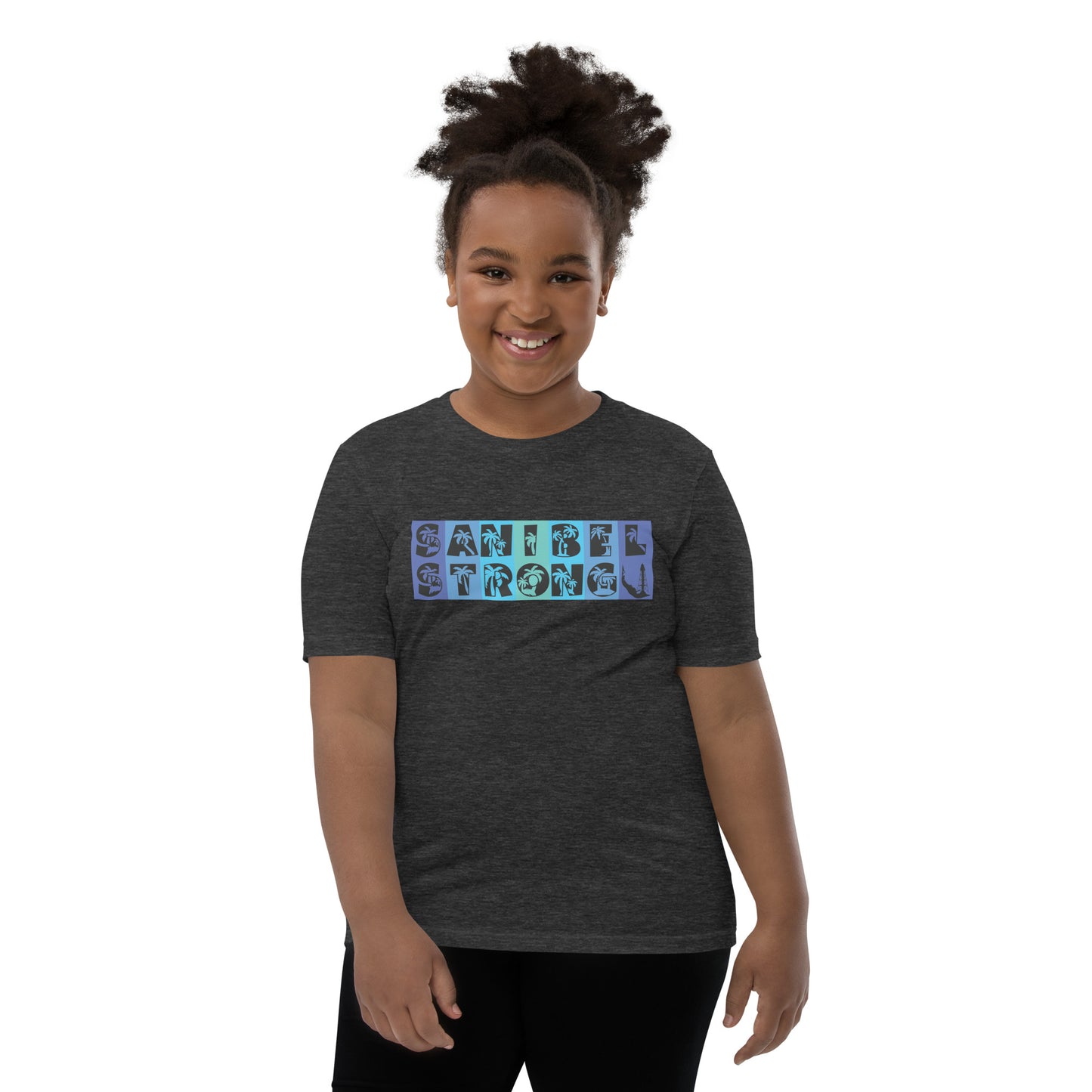 Sanibel Strong Youth Shirt - Blue Design
