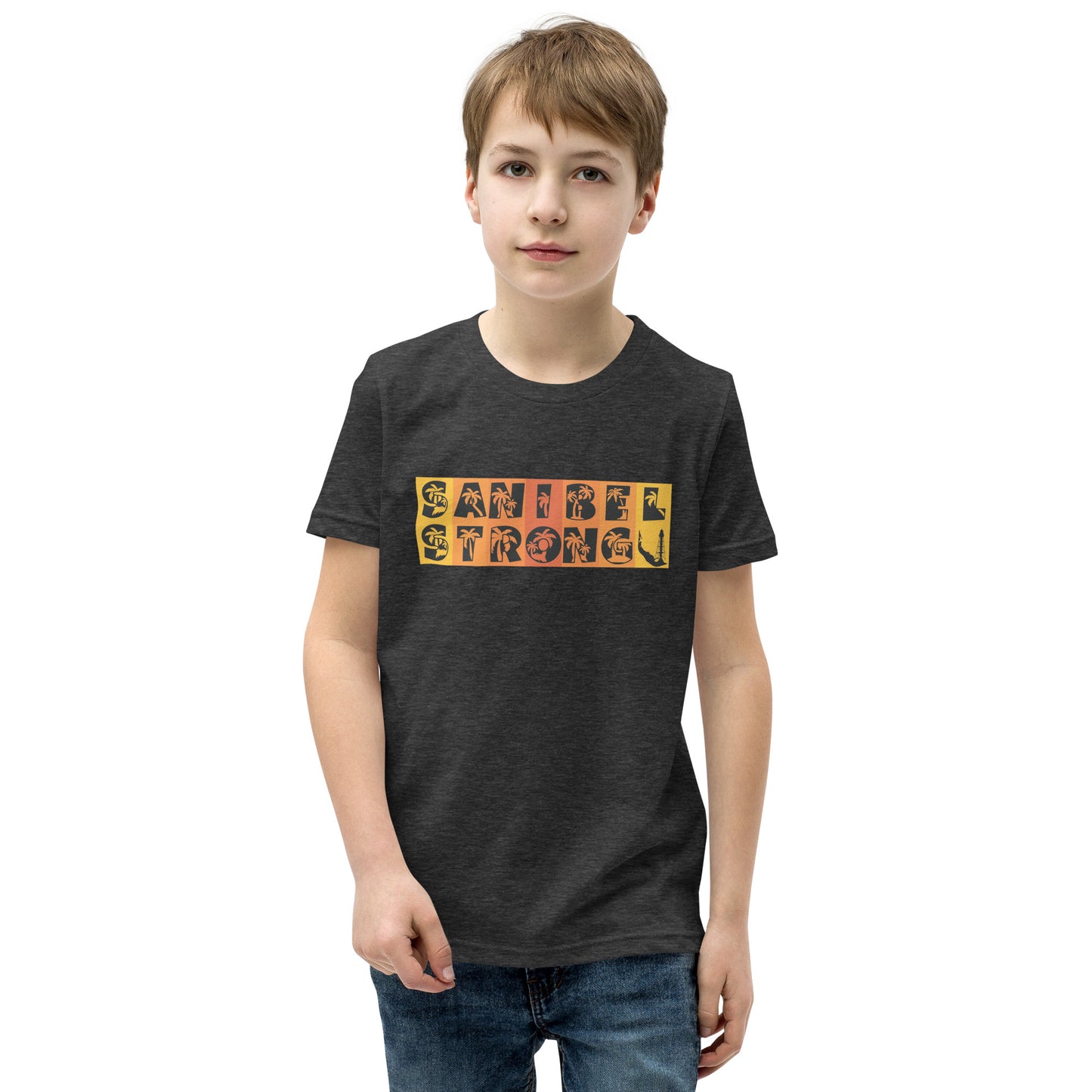 Sanibel Strong Youth Shirt - Orange Design