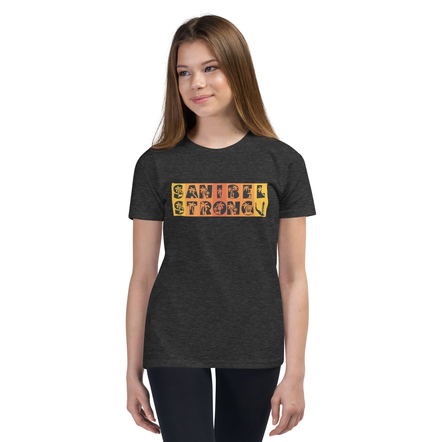Sanibel Strong Youth Shirt - Orange Design