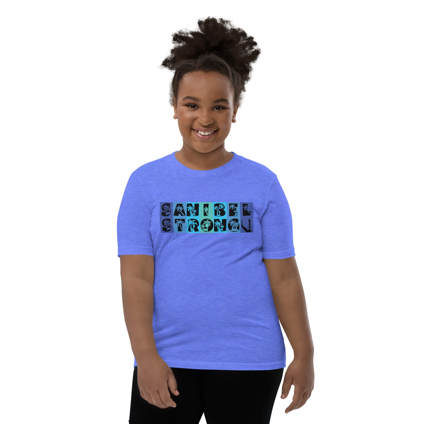 Sanibel Strong Youth Shirt - Blue Design