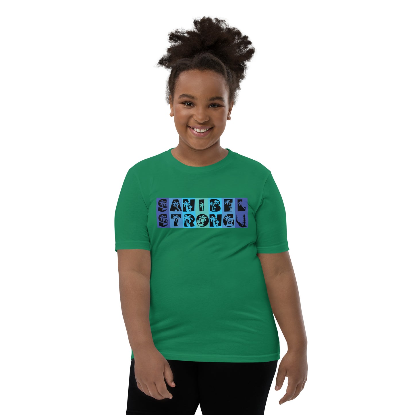 Sanibel Strong Youth Shirt - Blue Design